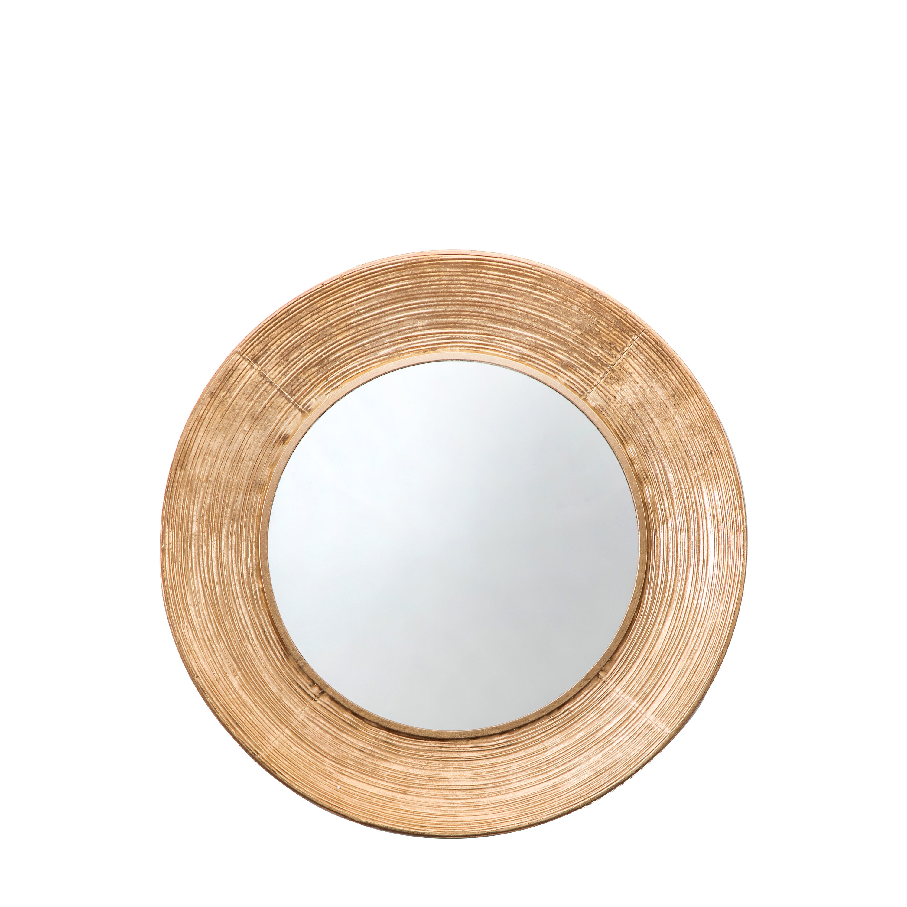Odin Gold Round Wall Mirror